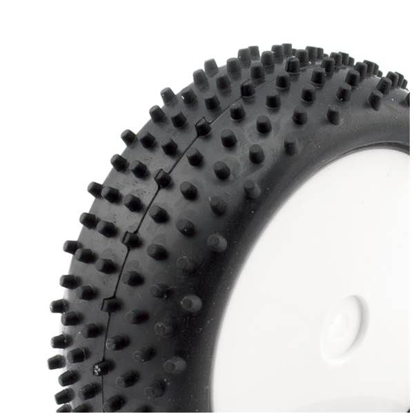 Hobbytech 23 1:10 Buggy Räder Big-Spike vorne weiss (2) Hobbytech 23