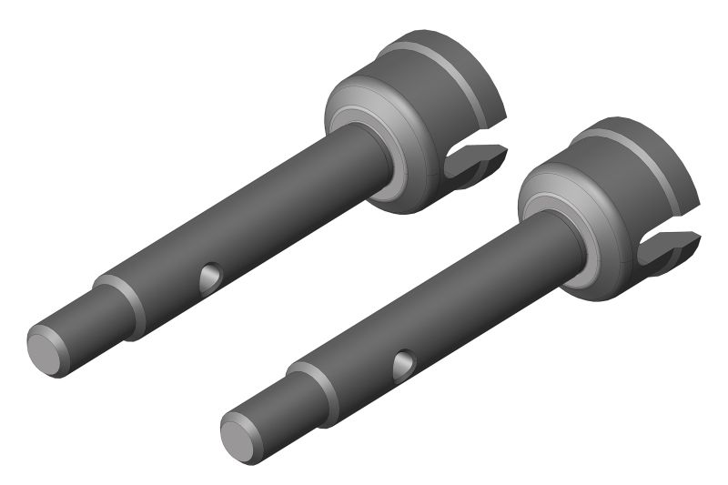 Corally C-00250-069 Radachsen hinten Stahl (2) Corally C-00250-069