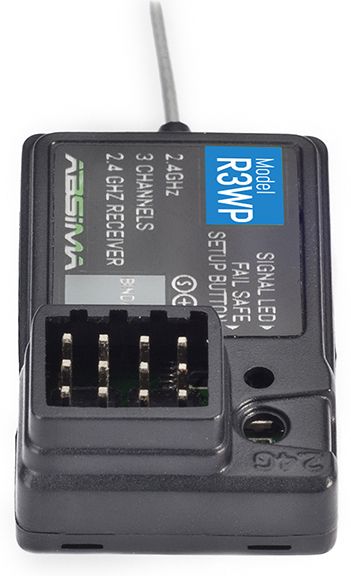 Absima 2020002 3-Kanal Empfänger R3-WP 2.4GHz Detail 1 Absima 2020002 Detail 1