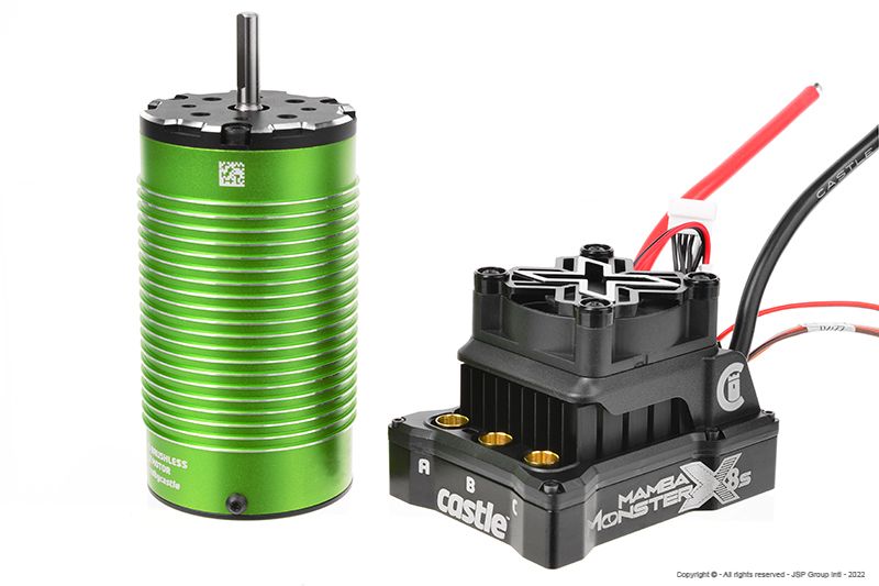 Castle Creations 010-0165-03 Mamba Monster X 8S Combo 1717-1650KV Castle Creations 010-0165-03