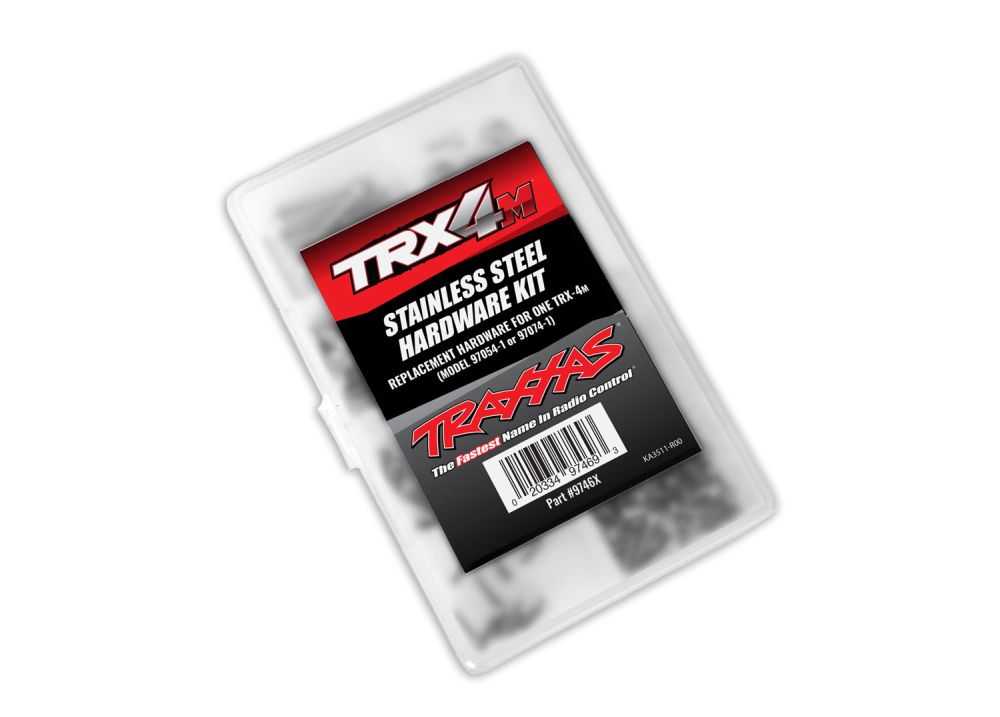 Hardware Kit komplett Edelstahl TRX-4M