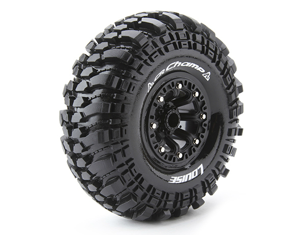 Louise RC LOUT3236VB CR-Champ 2.2" Crawler Räder Schwarz (2) Louise RC LOUT3236VB