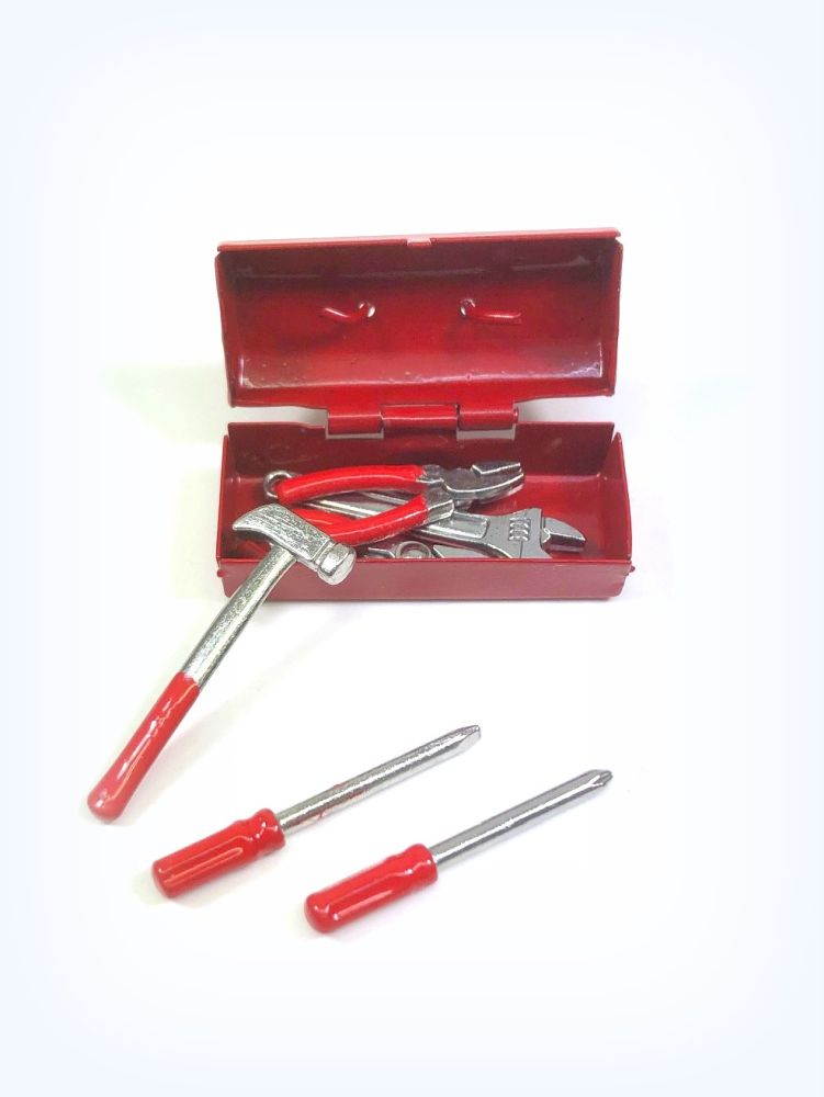 Absima 2320096 Miniatur Metall Werkzeugkasten Detail 1 Absima 2320096 Detail 1