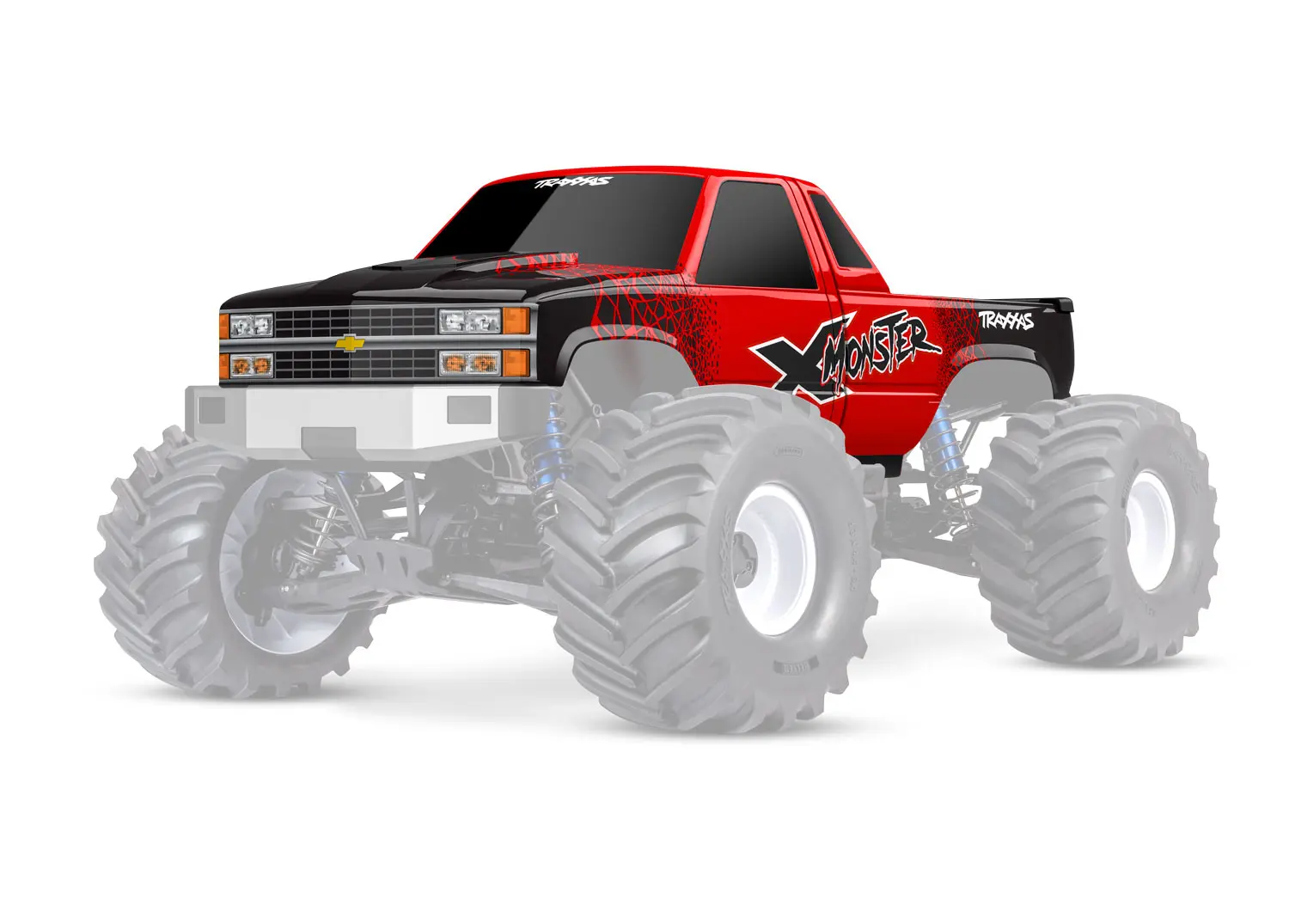Traxxas 7697 Karosserie X-Maxx Monster Chevrolet GMT400 CK Traxxas 7697