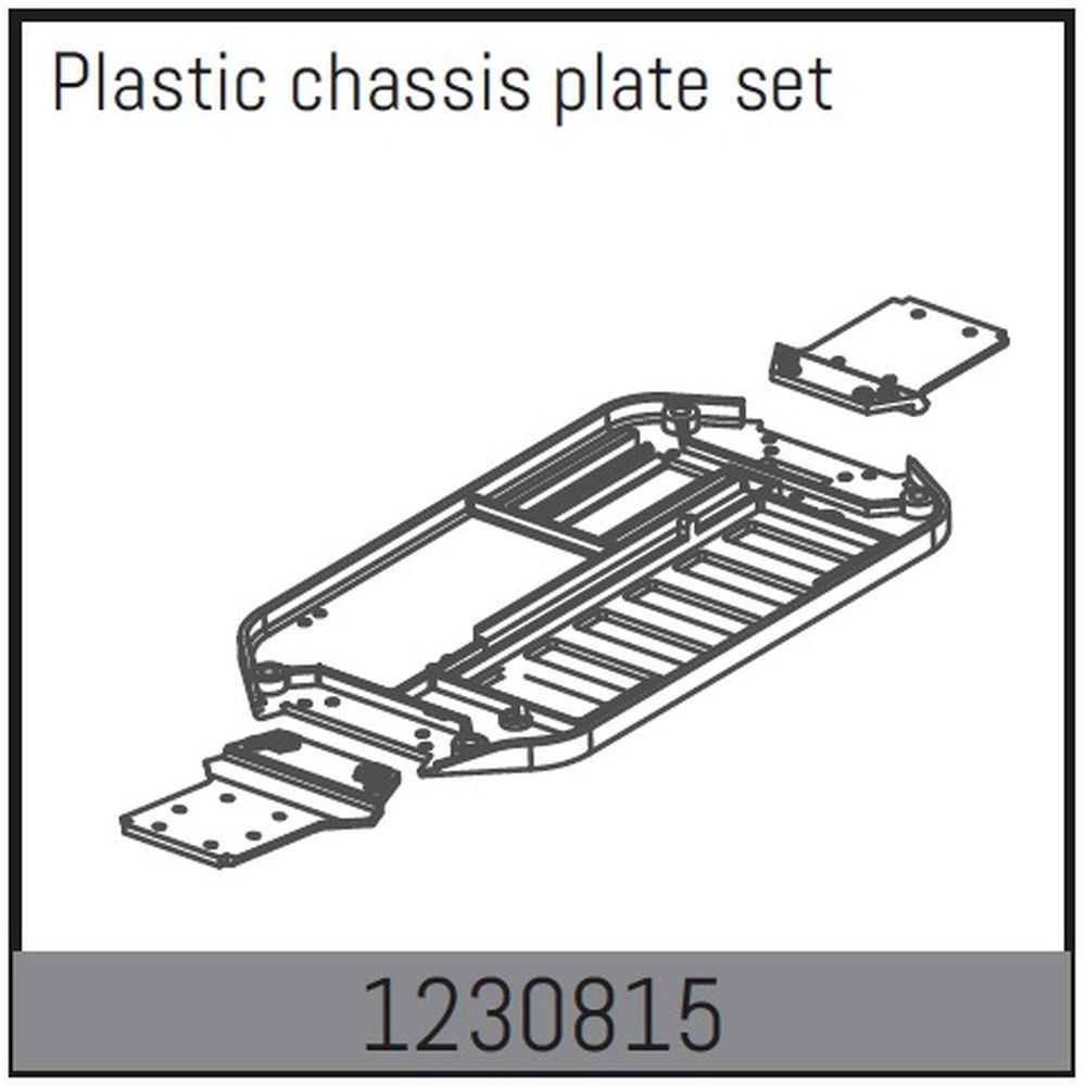Absima 1230815 Chassis Set BR-Version Absima 1230815