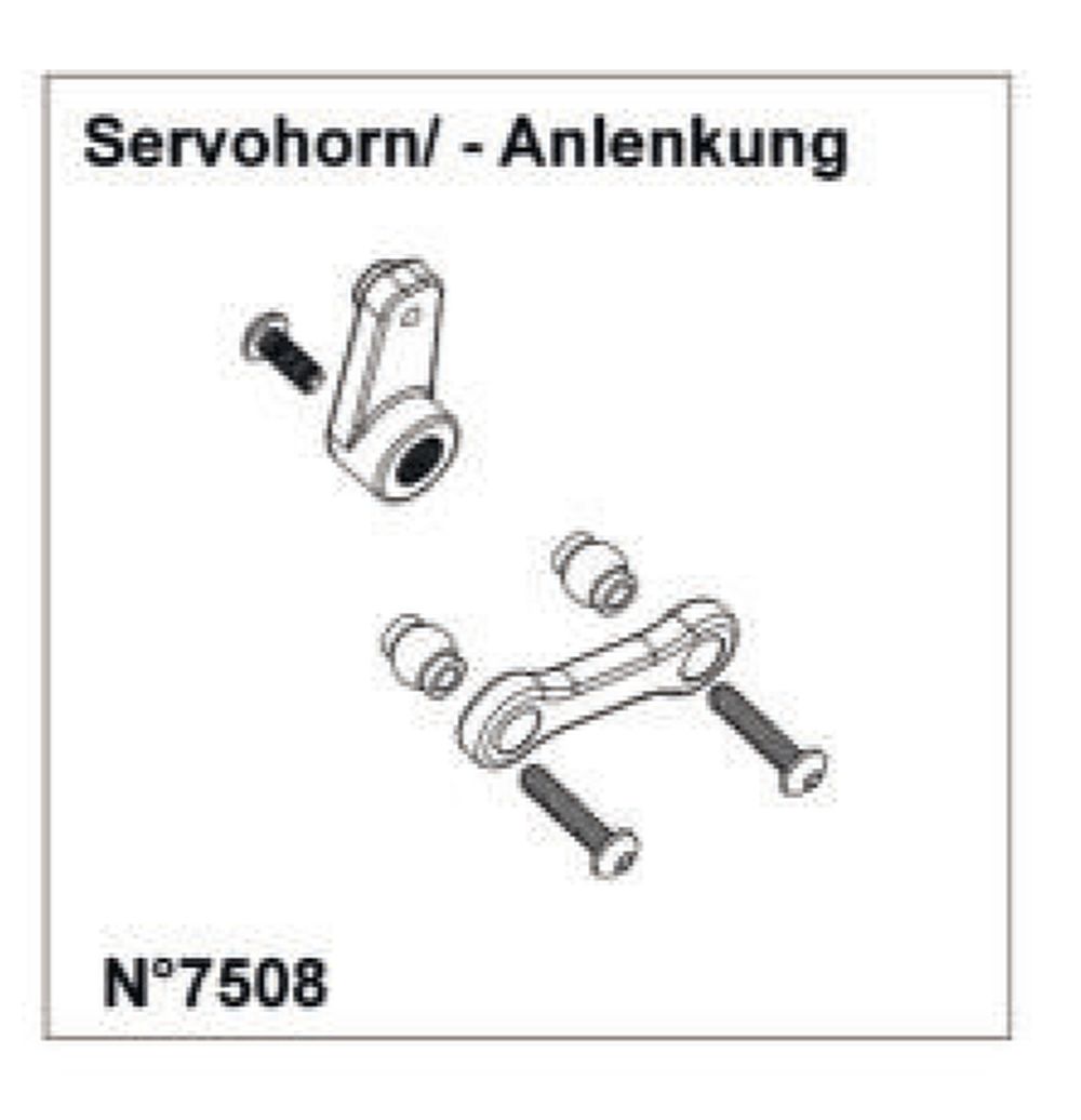 df Models 7508 Servohorn/ - Anlenkung df Models 7508