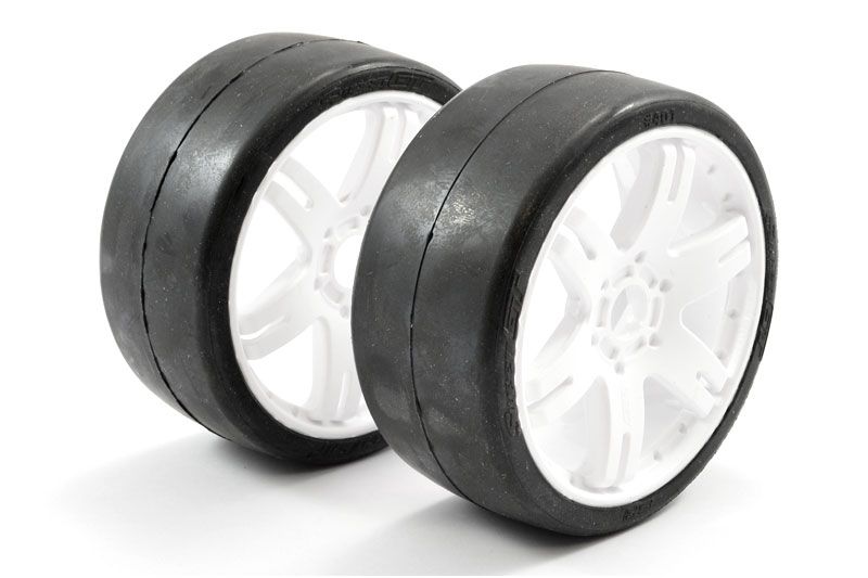 Sweep Racing 145W6P 1:8 GT Slick-Räder belted 6SP (2) Sweep Racing 145W6P