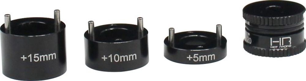 Hot Racing SD1420RH01 Alu.-Höhenlehre 14-20mm +5/10/15 Hot Racing SD1420RH01