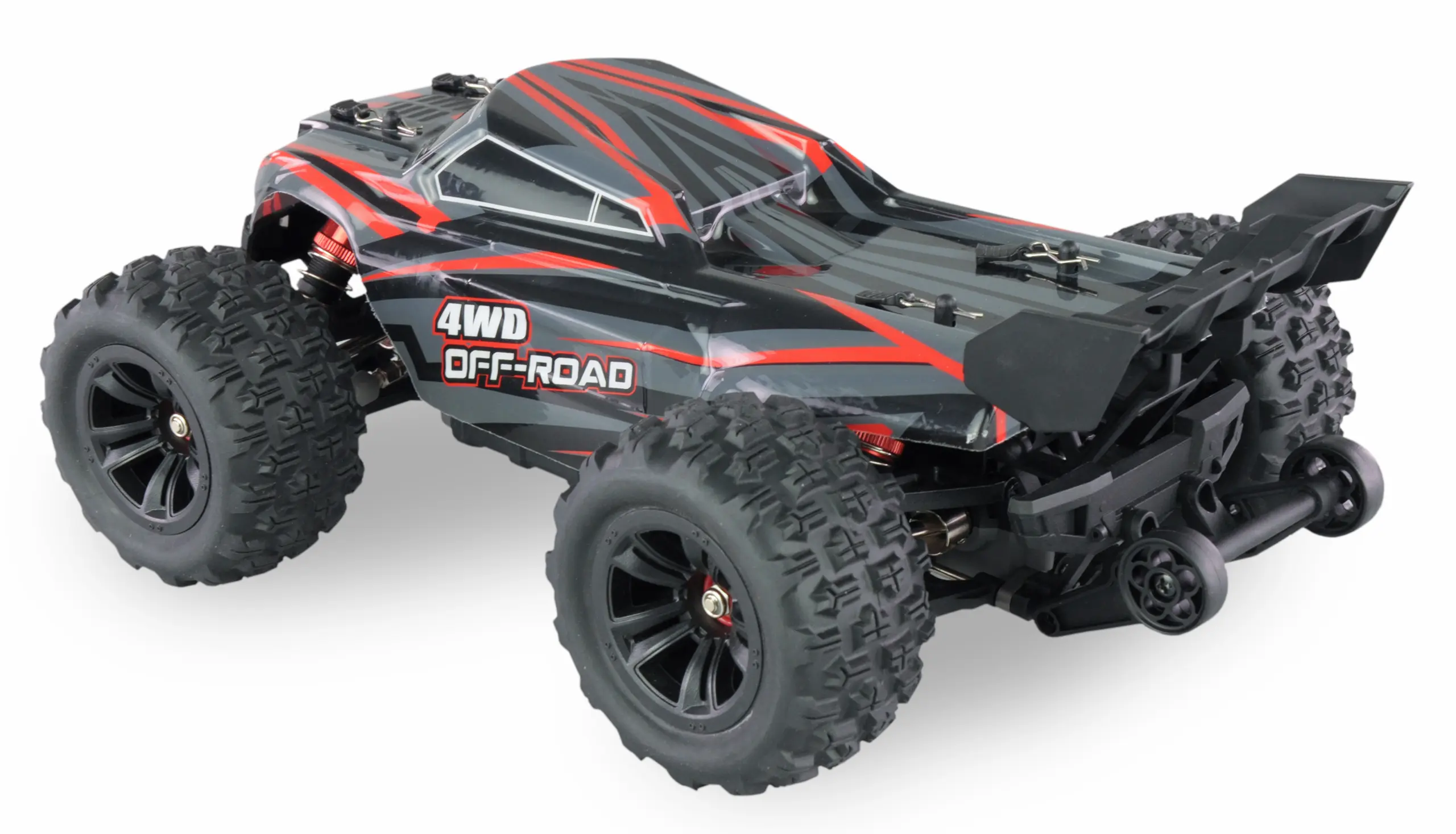 Amewi 22629 Amewi Hyper GO Truggy Brushless 4WD 1/16 RTR Schwarz/Rot Detail 2 Amewi 22629 Detail 2