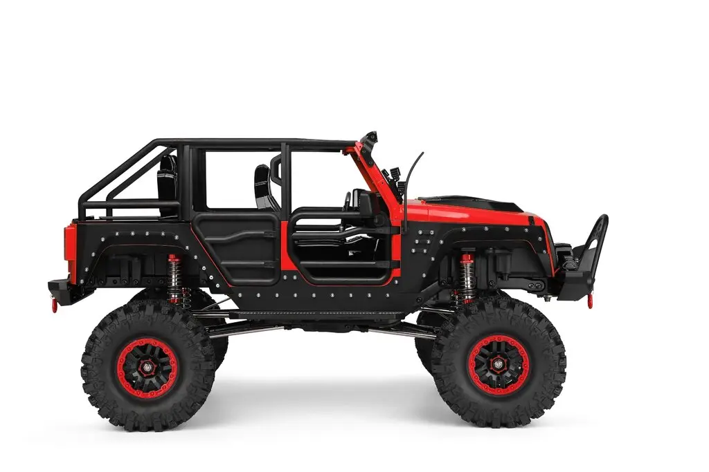 df Models 3225 DF-4S PRO BL Scale Crawler 1:10 4WD Brushless RTR Rot Detail 2 df Models 3225 Detail 2