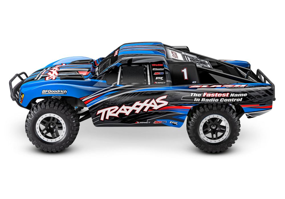 Traxxas 58134-4BLUE 1:10 Slash 2WD Clipless blau, Brushless, ohne Akku/Ladegerät RTR Detail 1 Traxxas 58134-4BLUE Detail 1