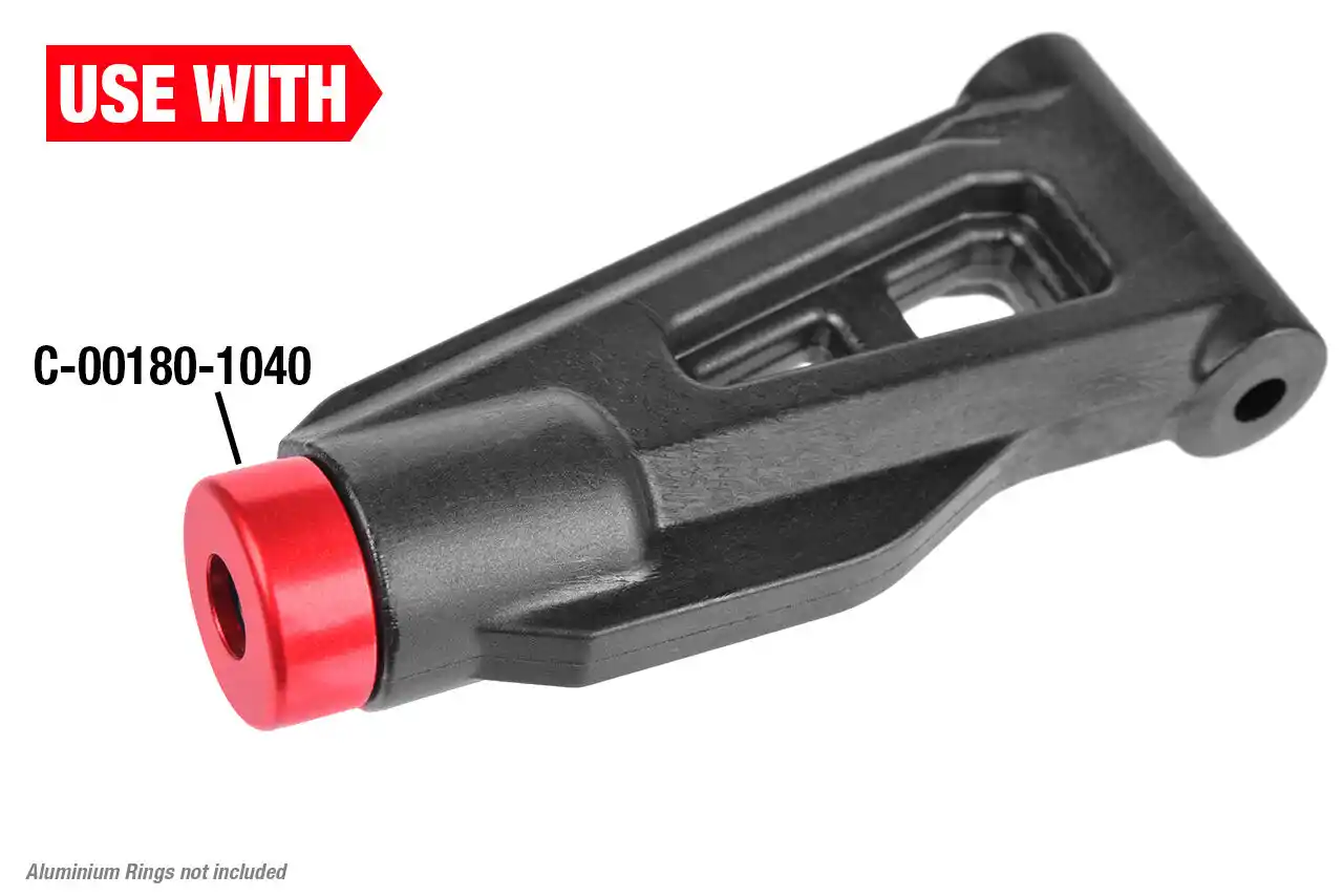 Corally C-00180-936 Querlenker HDA-3 Oberteil Vorne Verbundwerkstoff Schwarz (1) Detail 2 Corally C-00180-936 Detail 2