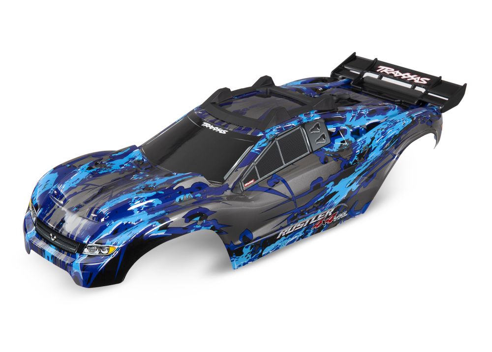 Traxxas 6717X Karosserie Rustler 4x4 VXL silber Traxxas 6717X