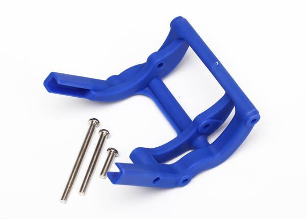 Traxxas 3677X Wheelie-Bar Halter blau Traxxas 3677X