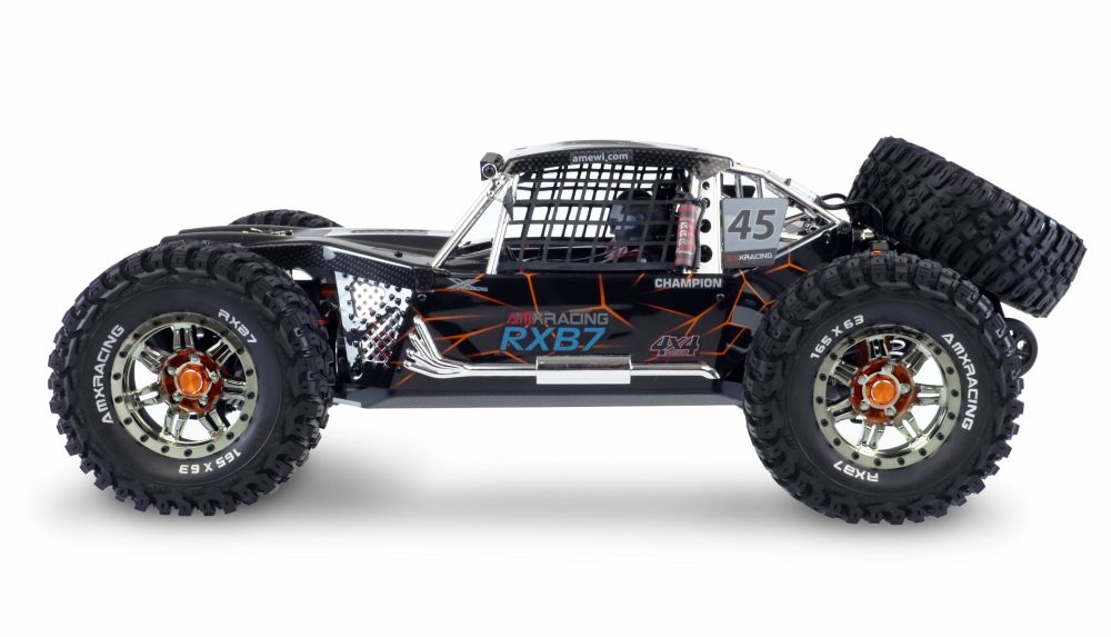 Amewi 22553 1:7 AMXRacing RXB7 Buggy schwarz 4WD RTR Detail 2 Amewi 22553 Detail 2