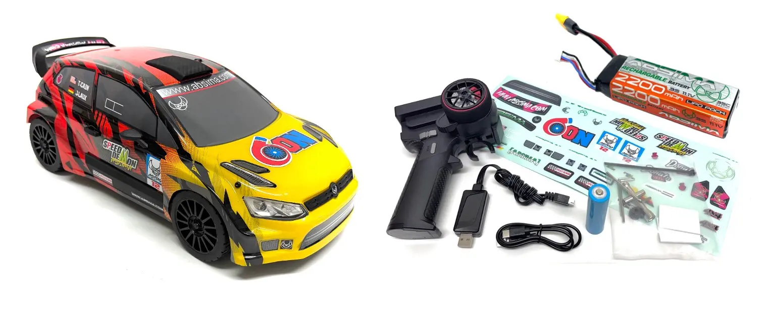 Absima 12122 Absima Speed Demon 1:12 4WD Brushless Rally Touring Car RTR rot Detail 5 Absima 12122 Detail 5