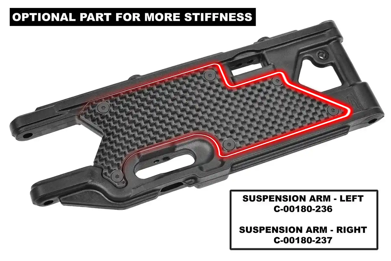 Corally C-00180-099-2 1:8 Querlenker lang hinten unten V2 (1) Detail 2 Corally C-00180-099-2 Detail 2