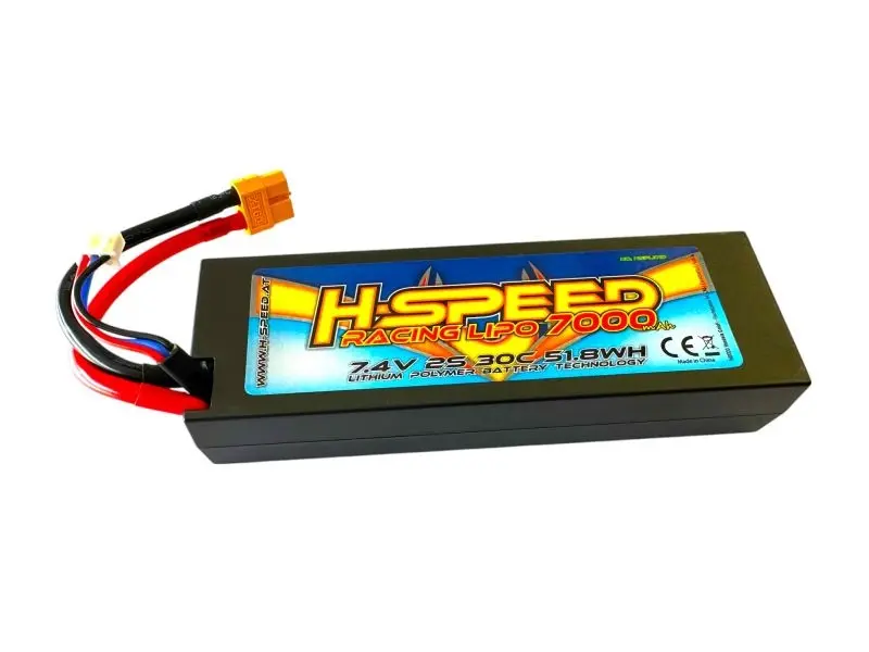H Speed HSPLI010 Lipo 7000mAh 7,4V 30C Hardcase XT60 H Speed HSPLI010