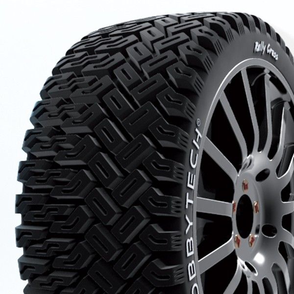 Hobbytech 54B 1:8 Rally-Cross Räder schwarz (2) Hobbytech 54B