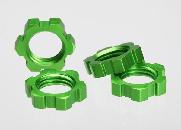 Traxxas 5353A Radmuttern 17mm grün (4) Traxxas 5353A