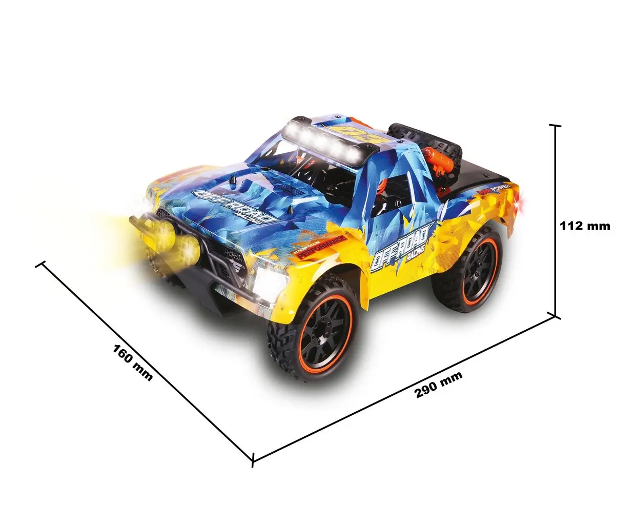 df Models 9949 DF Models Off Road Racer 1:18 RTR 4WD mit 2 Speed System Detail 2 df Models 9949 Detail 2