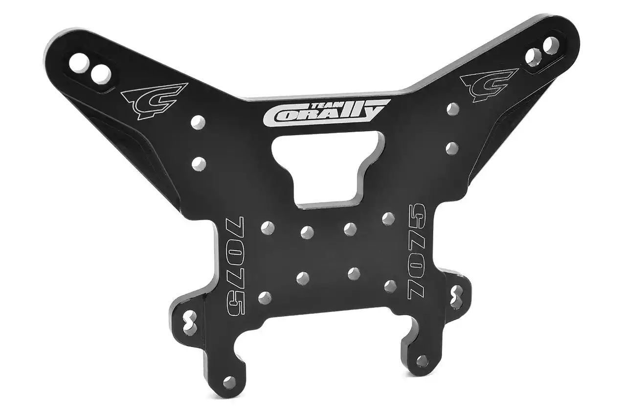 Corally C-00180-1123 Stoßdämpferbrücke hinten Asuga 7075 5mm schwarz Corally C-00180-1123