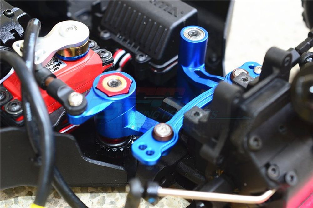 GPM MAK048R Arrma Alu.-Umlenkungssatz rot Detail 2  GPM MAK048R Detail 2