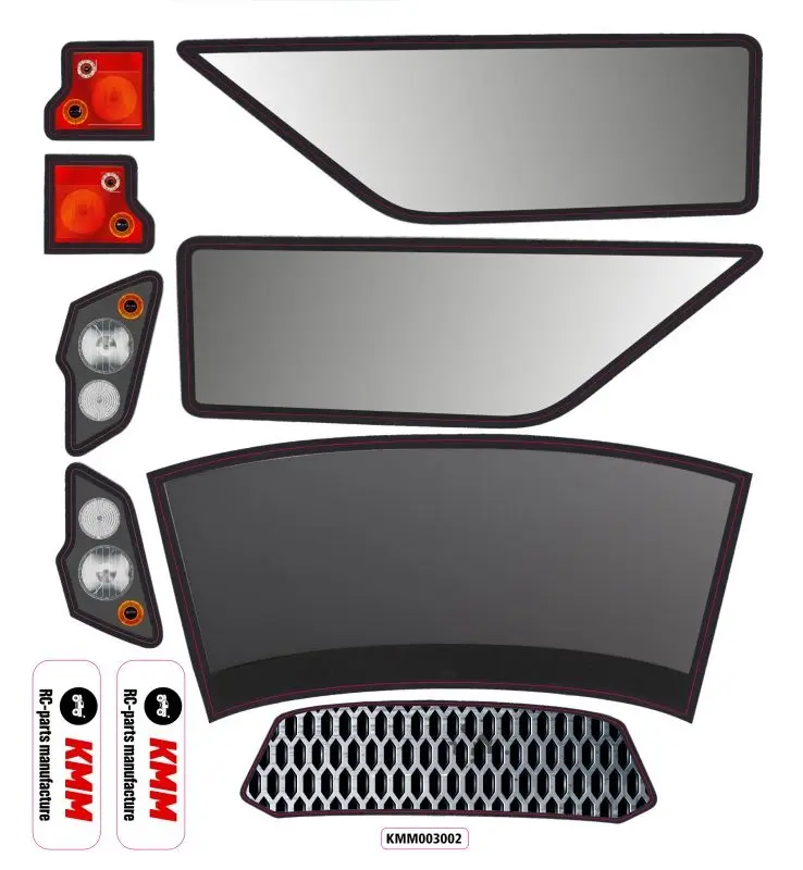 KMM KMM001002GR Traxxas Wide-Maxx unbreakable Karosserie Graffiti Detail 1 KMM KMM001002GR Detail 1