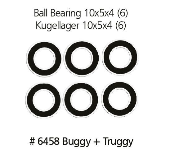 df Models 6458 Kugellager 10x5x4 (6) df Models 6458
