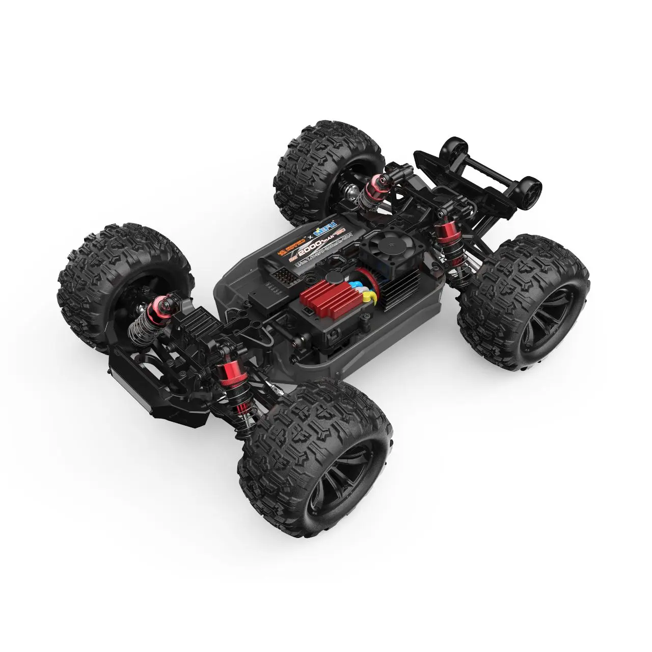 MJX MX-16218 MJX Hyper GO 16218 1:16 4WD Monster Truck Brushless RTR Detail 3 MJX MX-16218 Detail 3