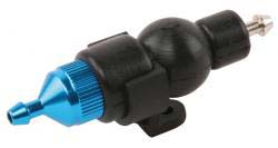 Robitronic R07121B Treibstoffilter mit Pumpventil Blau Robitronic R07121B