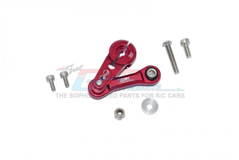 GPM MAK16025R 1:8 Arrma Alu.-Servoarm 25Z. + Stange rot GPM MAK16025R