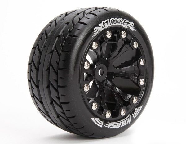 Louise RC LOUT3208SB ST-Rocket 2.8" 1:10 Stadium-Räder 0 Offset schwarz (2) Louise RC LOUT3208SB