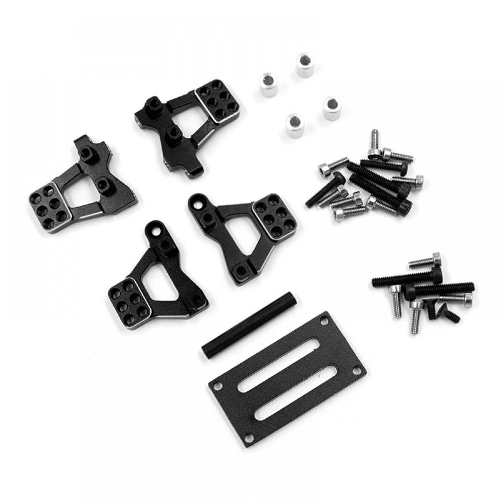 Yeah Racing TR4M-015BK TRX-4M Alu.-Dämpferbefestigung vorne+hinten Yeah Racing TR4M-015BK