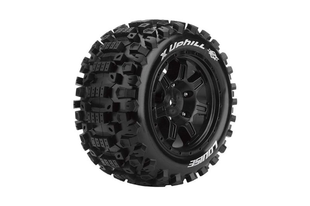Louise RC LOUT3297BM Arrma-8S X-Uphill Räder schwarz (2) Louise RC LOUT3297BM