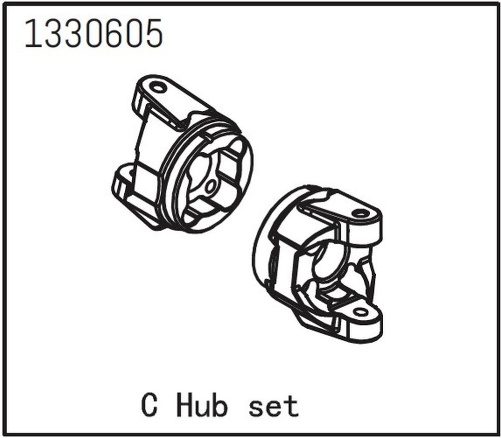 Absima 1330605 Caster Block Set - Yucatan Absima 1330605