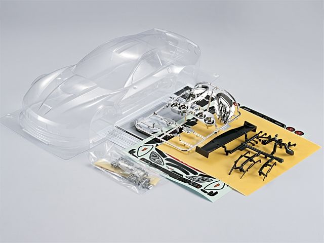 Killerbody KB48011 Karosserie Corvette GT2, klar, Bausatz, 190mm Killerbody KB48011