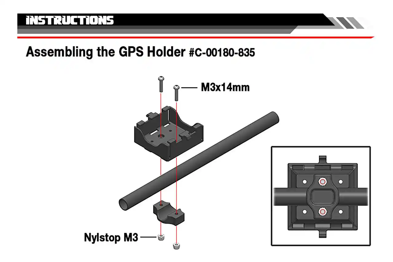 Corally C-00180-835 Performance Data Logger Halter Detail 2 Corally C-00180-835 Detail 2