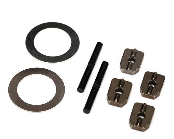 Traxxas 7783X Spider Gear Shaft (2)/ Spacers (4)/16x23.5x.5 Stainless Wash Traxxas 7783X