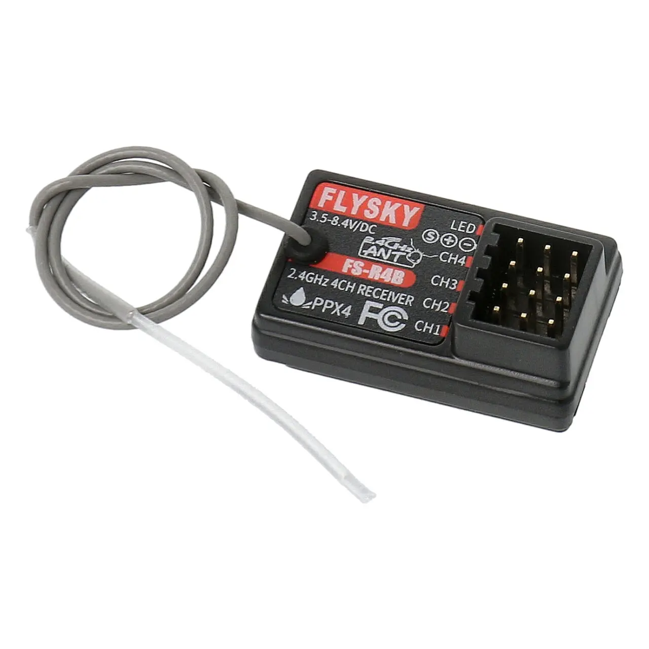 Flysky FS024 FlySky R4B ANT Empfänger 4 Kanal Flysky FS024