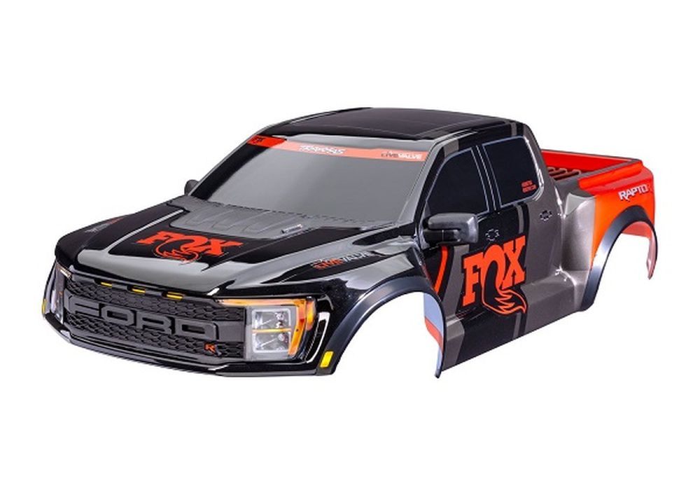 Traxxas 10112-FOX Karosserie Ford Raptor R komplett Fox + Anbauteile (Clipless) Traxxas 10112-FOX