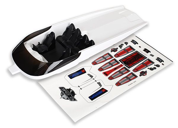 Traxxas 5765 Luke DCB M41 weiß ohne Grafik montiert Traxxas 5765