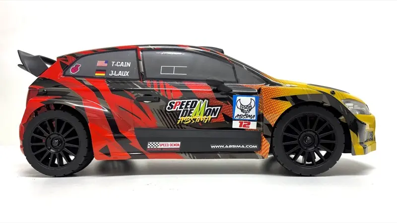Absima 12122 Absima Speed Demon 1:12 4WD Brushless Rally Touring Car RTR rot Detail 2 Absima 12122 Detail 2