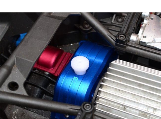 GPM TXM038GCGS X-Maxx Alu.-Getriebe-Deckel oben grau Detail 1 GPM TXM038GCGS Detail 1