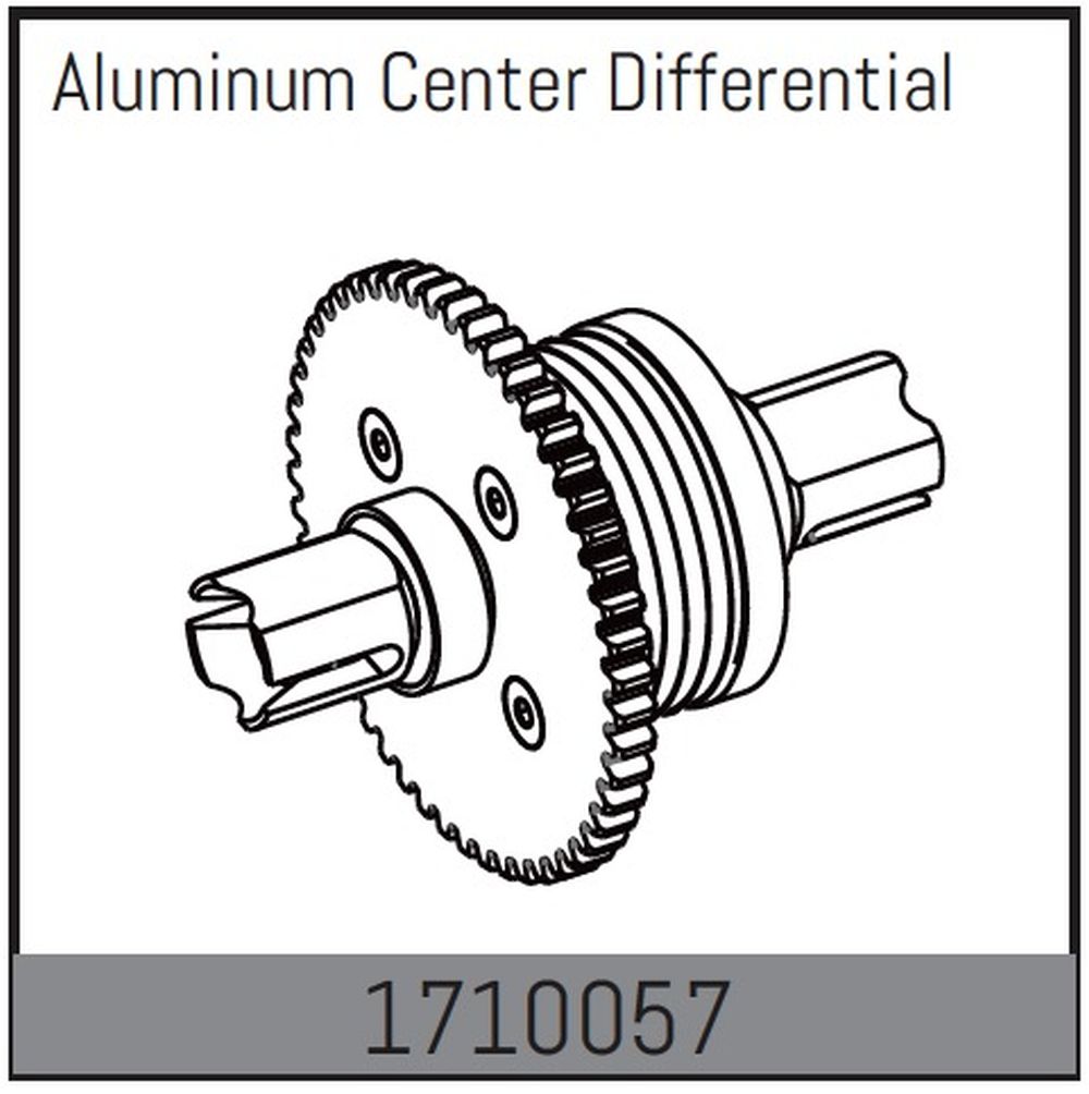 Absima 1710057 Aluminium Mitteldifferential Absima 1710057