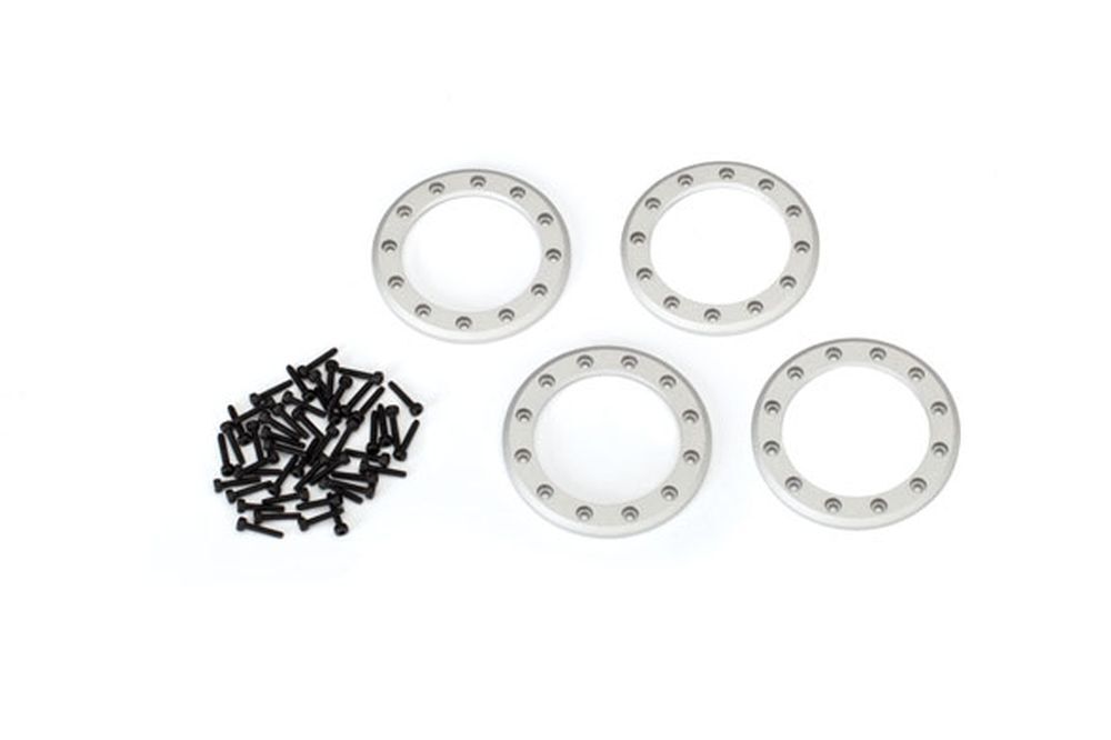 Traxxas 8169 1.9" Alu.-Felgenringe Beadlock satin (4) Traxxas 8169