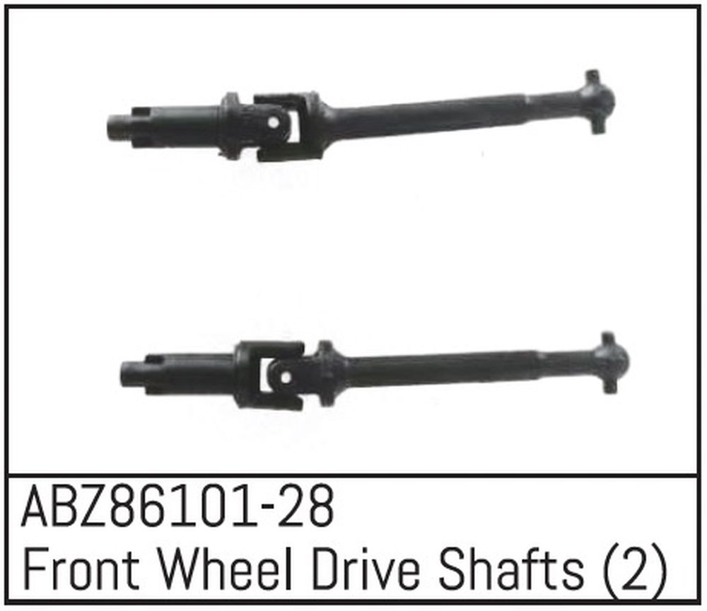 Absima ABZ86101-28 Front Wheel Drive Shafts - Mini AMT (2) Absima ABZ86101-28