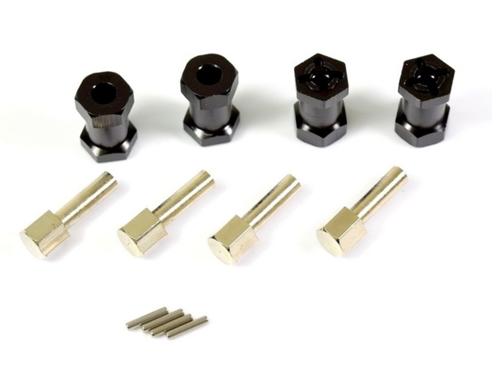 Absima 2560021 Aluminium Spurverbreiterung für Crawler 12mm schwarz (4) Detail 1 Absima 2560021 Detail 1