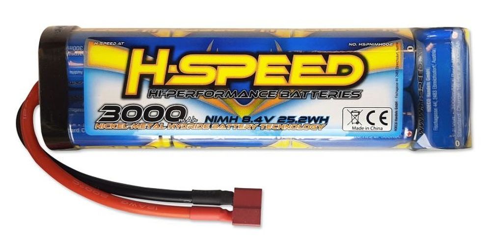 H Speed HSPNIMH002 NiMh 8,4V 3000mAh Stick Deans H Speed HSPNIMH002