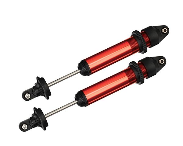 Traxxas 7761R Dämpfer GTX Aluminum rot-eloxiert (2) Traxxas 7761R
